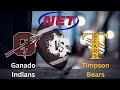 HS Playoff Football: Ganado vs Timpson Audio Only