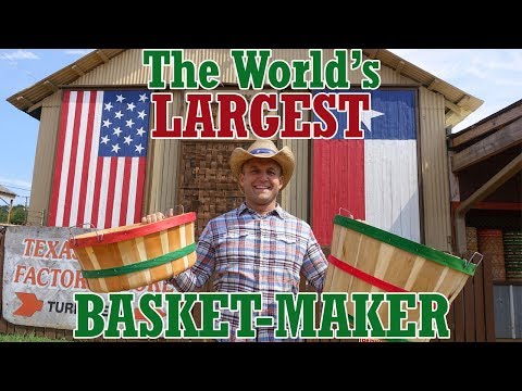 The World's LARGEST Basket-Making Company is in Texas!