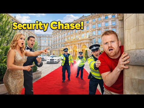 SNEAKING INTO 5* HOTEL! CRAZY SECURITY ESCAPE!