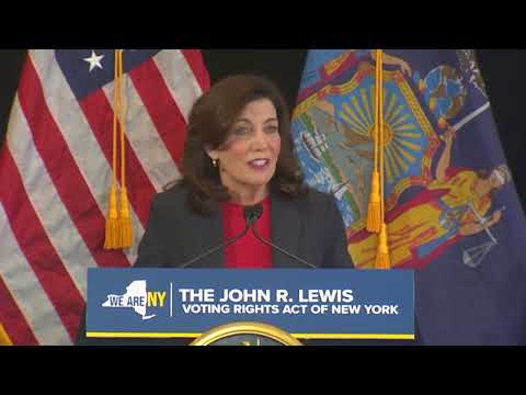 Hochul Signs Voting Rights