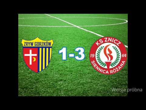 Zryw Gorzków vs KS Znicz Siennica Różana  1-3 (0-2)