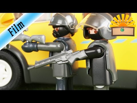 SCHULBUS ENTFÜHRUNG! SEK & POLIZEI EINSATZ - Playmobil Film deutsch Geschichte NEU