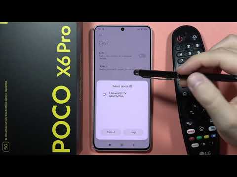 POCO X6 Pro: Cast Screen to TV - Screen Mirroring on POCO X6 Pro #howtodevices