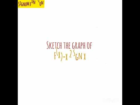 Signum function simple definition with examples . MATHS