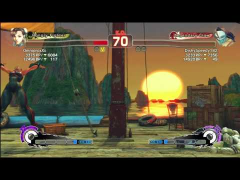 OmniproxXx ( Chun Li ) #117 vs DishySpeedy182 ( Claw ) #49