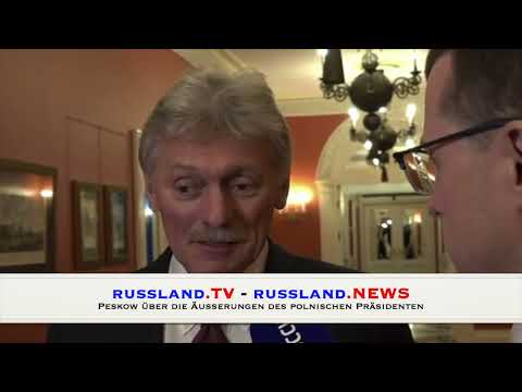 Peskow über die Äußerungen des polnischen Präsidenten