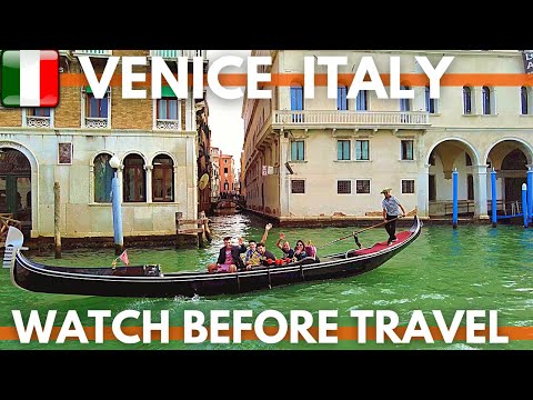 4K Venice Italy 2022 Travel Guide Canal Grande-Train Station To San Marco water bus (Vaporetto)