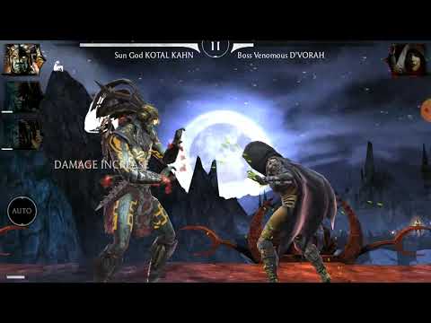 Venomous D'Vorah hard challenge Boss fight | Getting beat up to gain power and fire special attack