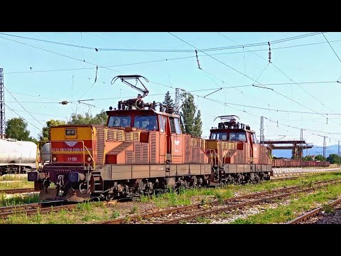 Ускорение / Acceleration: 61.010 и 61.003 БДЖ (A Pair Of Two BDZ's Skoda 56E1 Locomotives)
