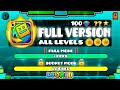All Geometry Dash World Levels in 