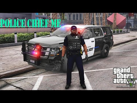 GTA 5 MODS LSPDFR 891 - CHIEF WORK!!! (GTA 5 REAL LIFE PC MOD) HELLCAT