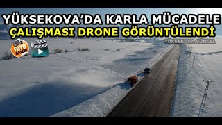 Yüksekova'da Karla Mücadele Çalışması