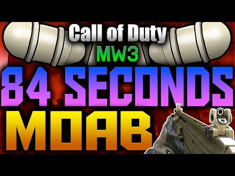 MW3 : SOLO 84 Sec. MOAB on Bootleg