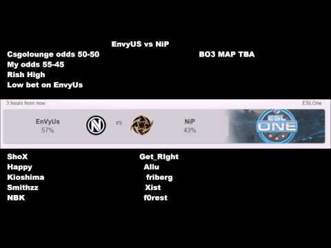 [CsGo Bet Prediction]EnvyUS vs NiP(14.03.2015)