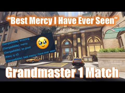 "Best Mercy I Have Ever Seen" - Grandmaster 1 Match - Season 3 - Mercy Overwatch