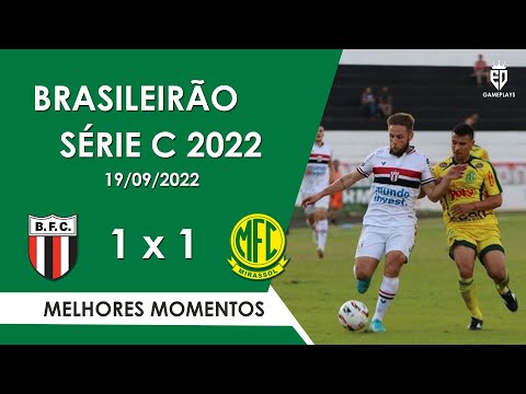 BOTAFOGO-SP 1 X 1 MIRASSOL | MELHORES MOMENTOS | SÉRIE C 19/09/2022 | EDGAMEFUT