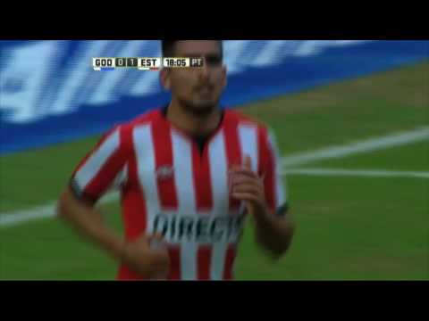 Viatri casi de lujo. Godoy Cruz 0 - Estudiantes 1. Desempate Libertadores. Primera División 2016.