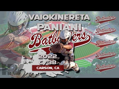 2022 Vaiokinereta Paniani Catcher and Shortstop, Softball Skills Video - Batbusters Alverez