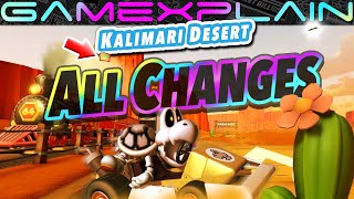 All Changes & Differences in Kalimari Desert! - Mario Kart 8 Deluxe Booster Course Wave 2 Analysis
