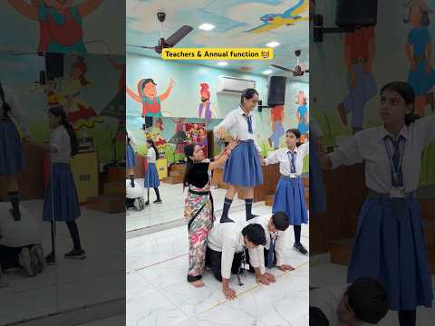 Teachers and Annual function 👩‍🏫 #shorts #sejalgabashorts #school #teacher