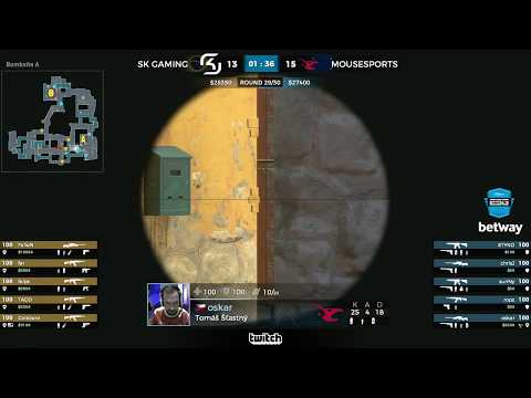 CS:GO | FalleN INSANE BAIT | SK vs mouz | ESG Tour Mykonos 2017