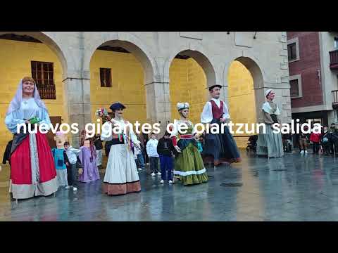 Salida de los nuevos gigantes de oiartzun 