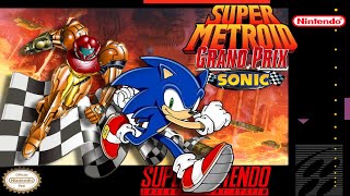 Super Metroid - Grand Prix 2 Playing as Sonic (Hack) SNES