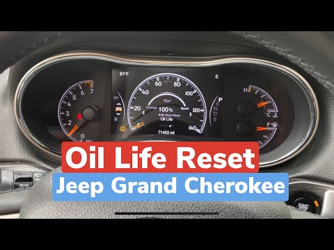 How to Reset Oil life on a 2014 Jeep Grand Cherokee - all models 2011 and up