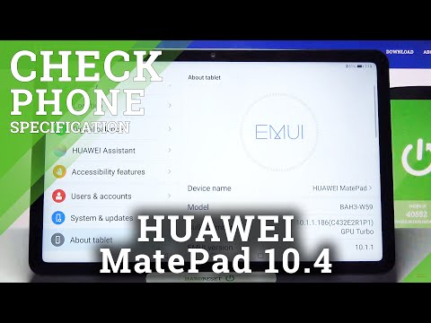 How to Check Phone Specification in HUAWEI MatePad 10.4 – Find Phone Info