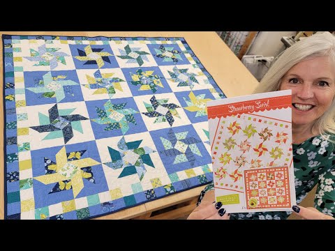THE TASTY TWISTY "STRAWBERRY SWIRL" QUILT TUTORIAL!
