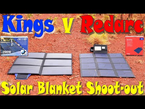 [TESTED] KINGS vs REDARC solar blankets - shoot-out! 🤠