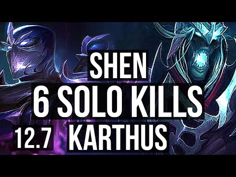 SHEN vs KARTHUS (TOP) | 4.9M mastery, 2700+ games, 6 solo kills | NA Diamond | 12.7