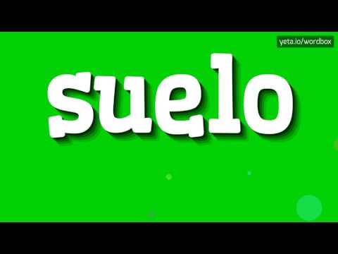 SUELO - HOW TO PRONOUNCE IT!?