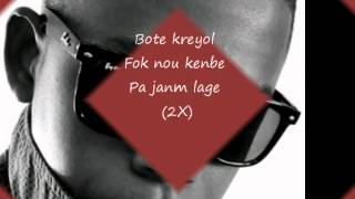 Bote Kreyol - Lyrics on screen