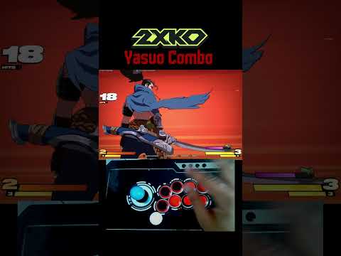 🔥Combo of YASUO 2XKO League of Legends Fight Project L