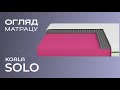 Матрац ортопедичний ТМ Ismart Koala Solo 70х190 см безпружинний (ISM-051113)