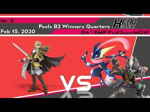 [Smash Ultimate] Xenosaga XXXII (Pools B2 Winners Quarters) - Mr. E vs DA  EMP Prof3ssorMGW
