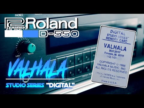 ROLAND D-550/D-50  Sound Demo VALHALA CARD (Only Playing/No Talking)
