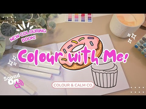 ASMR Colour With Me! - New CUTE Coco Wyo Book! 