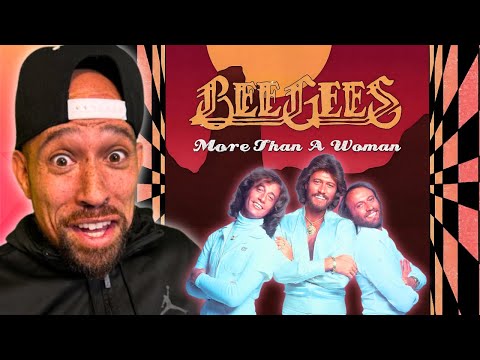 Rapper FIRST time REACTION to Bee Gees - More Than A Woman! This is REAL music!