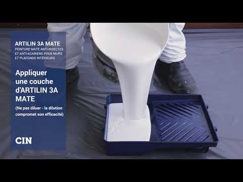 Peinture murale insecticide et acaricide 3A MATE - blanc mat BRICOZOR