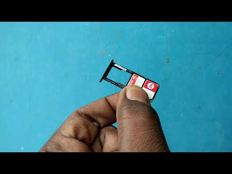 How to insert SIM cards and SD card in Moto one power