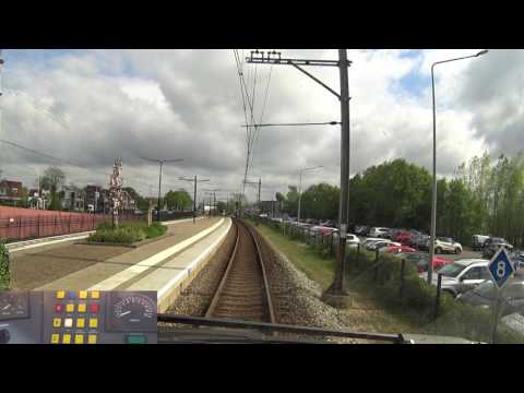 A train driver's view: Alkmaar - Arnhem, VIRM, 04-May-2017.