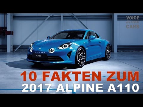 2017 Alpine A110 - 10 Fakten - Voice over Cars - Genf 2017 | Auto News