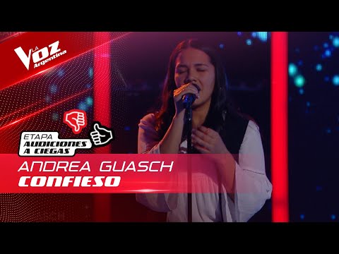 Andrea Guasch - "Confieso" - Audiciones a Ciegas - La Voz Argentina 2022