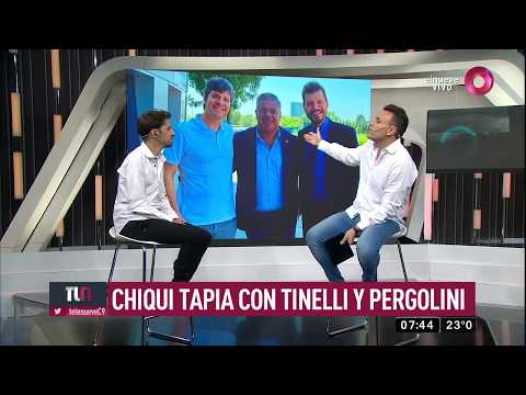 Claudio ‘Chiqui’ Tapia recibió a Marcelo Tinelli y Mario Pergolini