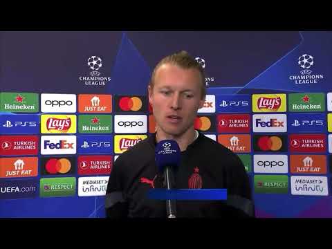 Simon Kjær Speaks 4 Languages 🇮🇹 🇩🇰 🇩🇪 🇸🇪 After Champions League Match