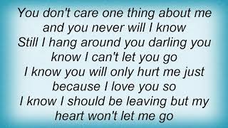 Hank Williams Jr. - My Heart Won't Let Me Go Lyrics