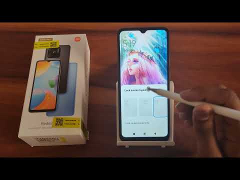 How to customise lock screen clock format In Redmi 10, secret lock screen clock format setting