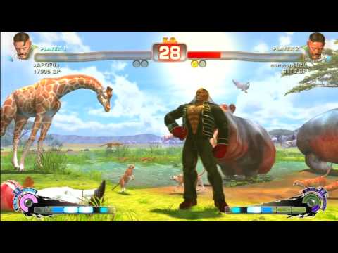 SSF4 Rank Match  xAPO20x (DU)  vs  samson1020 (DU)